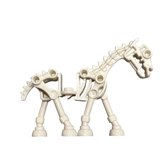 NEW LEGO Skeleton Horse Skelehorse Minifigure Animal - Picture 1 of 2